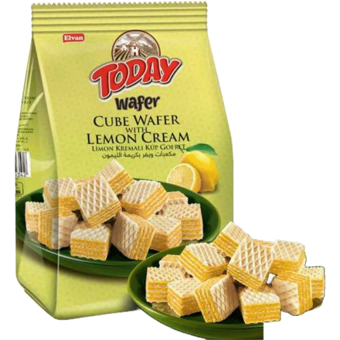 Cube Wafer with Lemon 200gr * 12pcs - Image 1