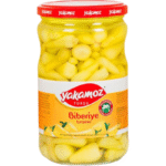 Pickles, Biberiye, Yellow Baby Pepper, Hot, Glass Jar, 720ml x 12pcs