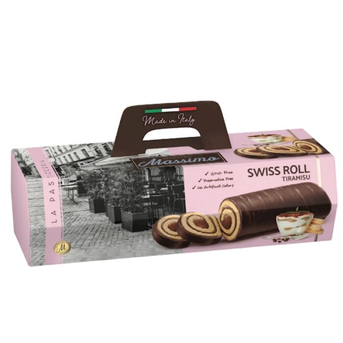 Maestro Massimo Swiss Roll Tiramisu (300gr)x8-CB402 - Image 1