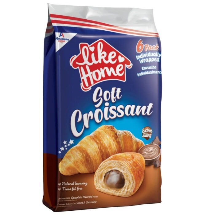 Like Home Chocolate Hazelnut 45gr Croissant (6×12)-LH102 - Image 1