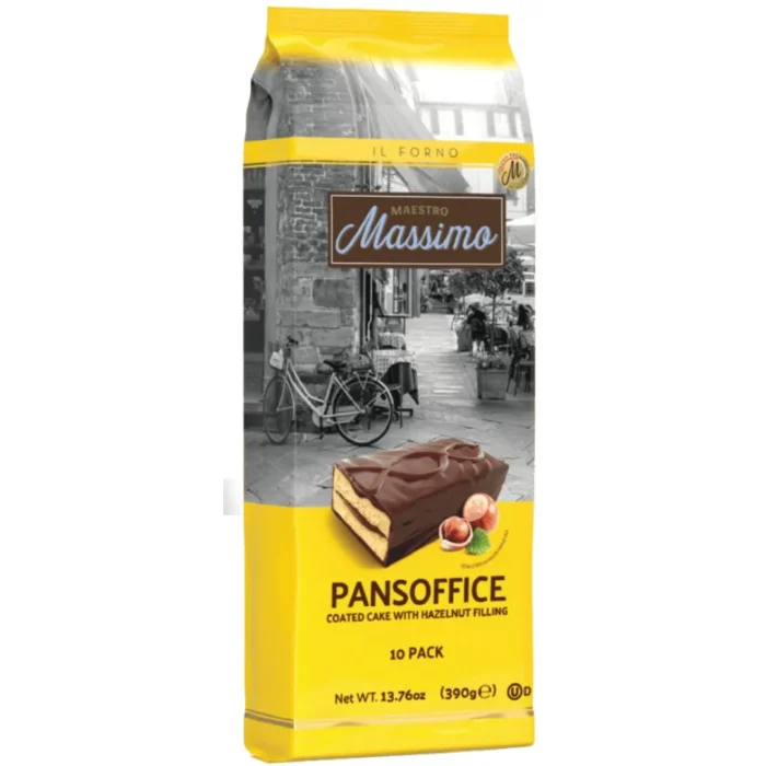Maestro Massimo Pansoffice with Hazelnut Cream (10x39gr)x12 Packs-CB302 - Image 1